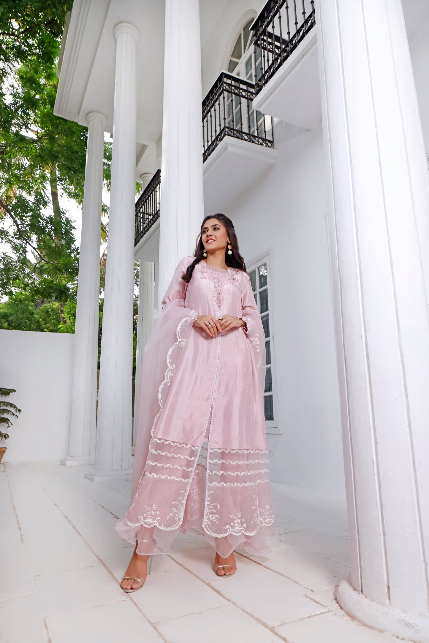 Soft Pink Kalidaar
