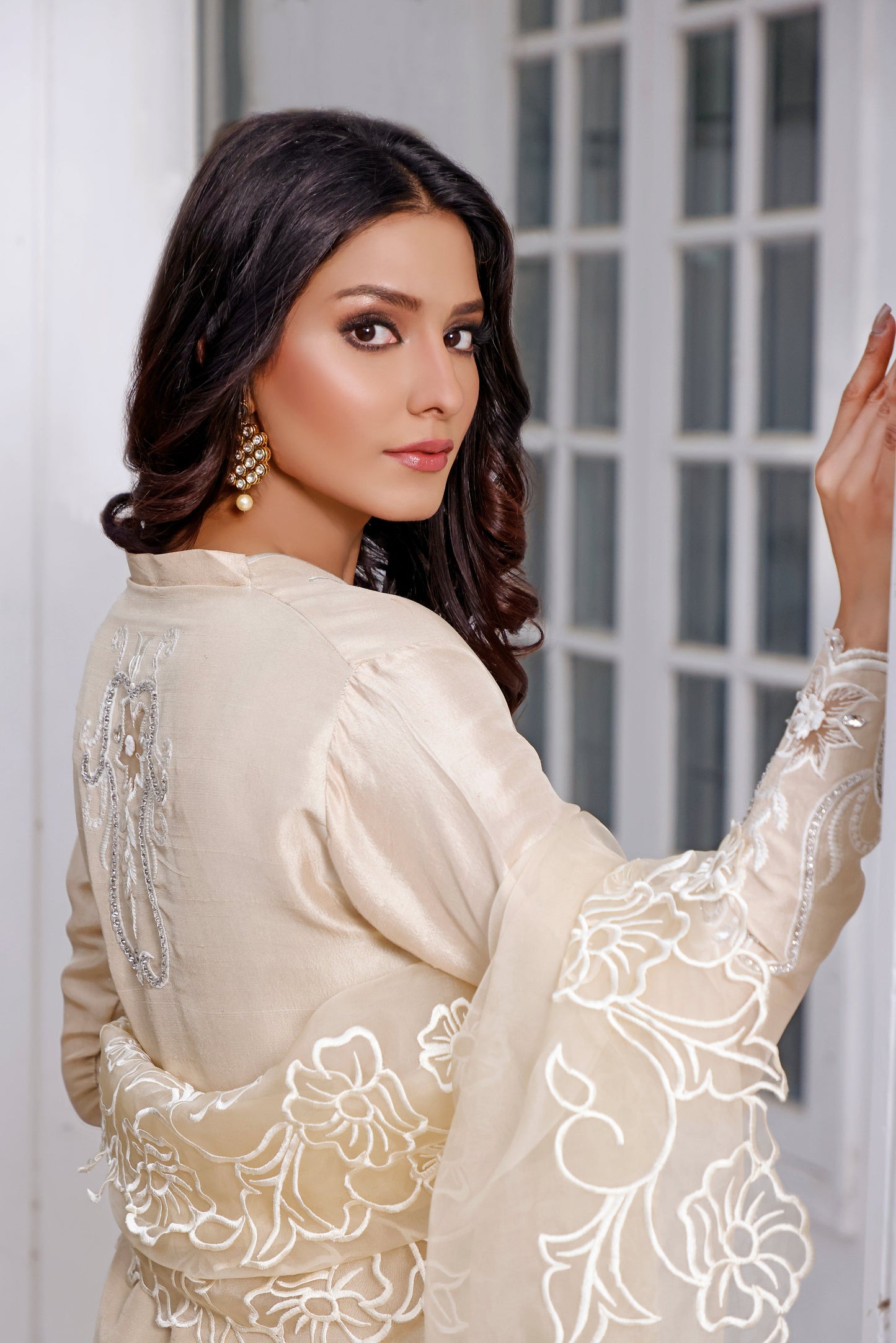 Ivory Rawsilk Shirt