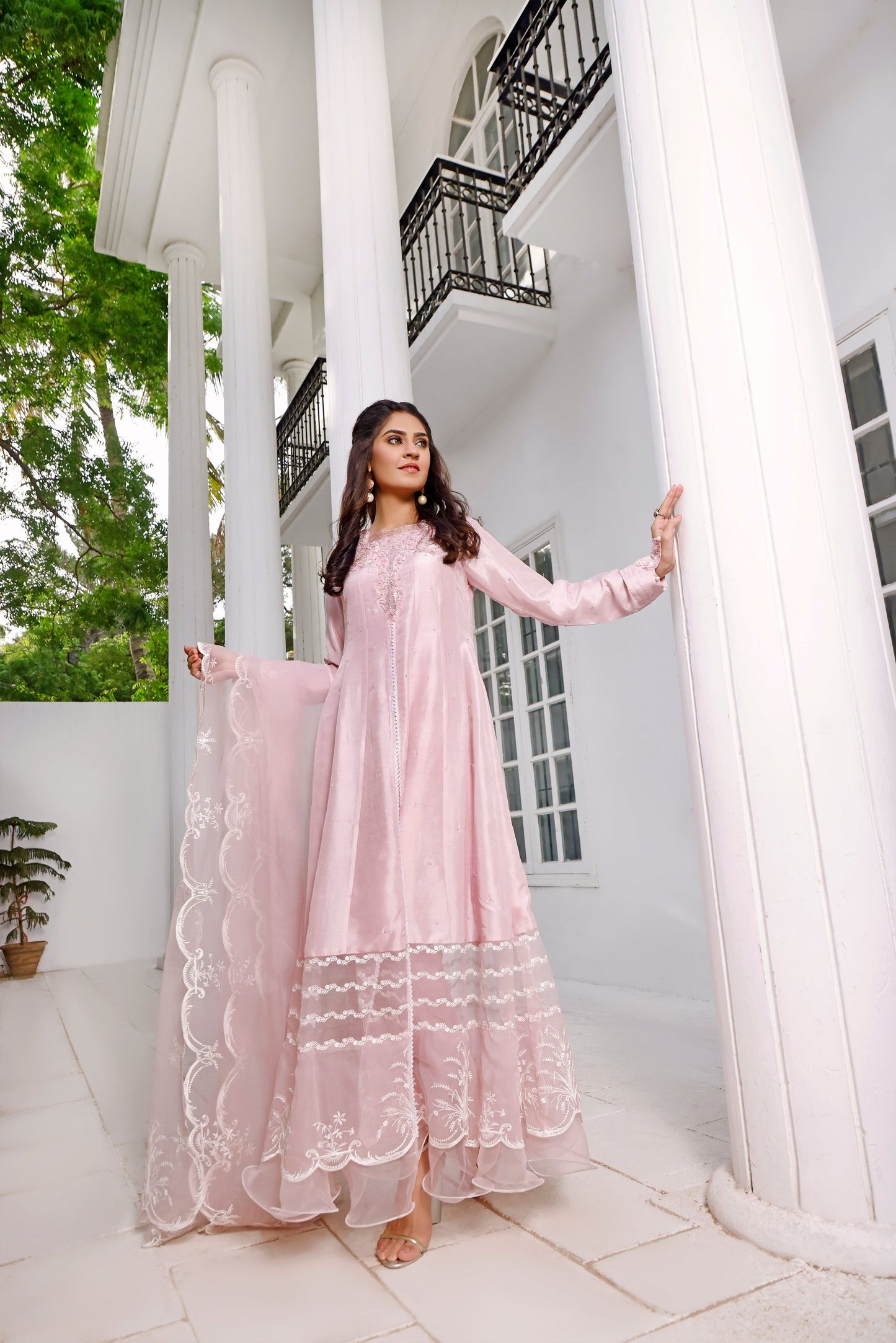 Soft Pink Kalidaar